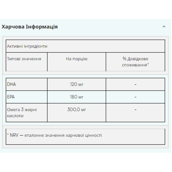 Незамінна Омега-3 - 90 капсул   Essential Omega 3 - 90caps