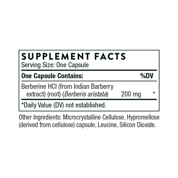 Berberine 200 mg (formerly Berbercap) - 60 caps