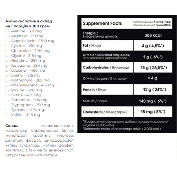 Carbo Mass Gainer - 4000g Tiramisu  Carbo Mass Gainer - 4000g Tiramisu