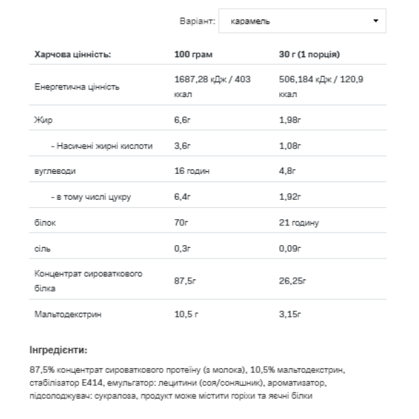 Сироватковий протеїн - 908 г Білий шоколад Ананас Whey Protein - 908g White Chocolate Pineapple