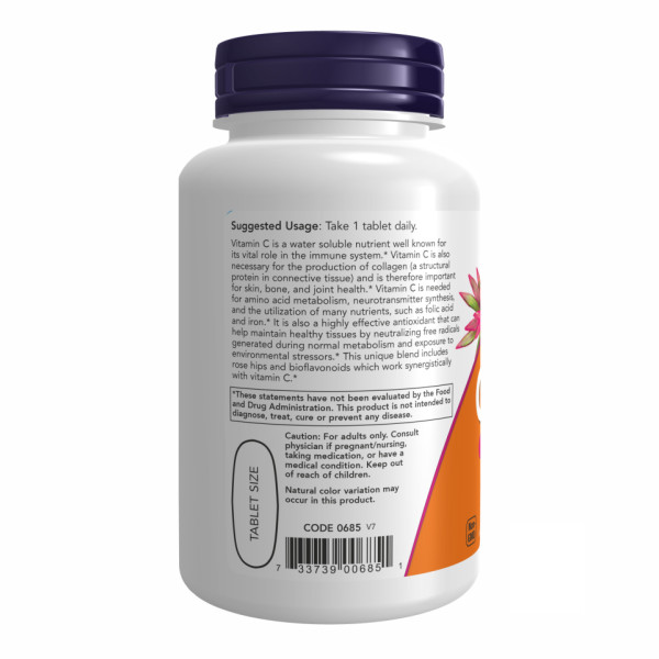 Вітамін C-1000 RH NO TR - 100 таблеток     C-1000 RH NO TR - 100 tabs