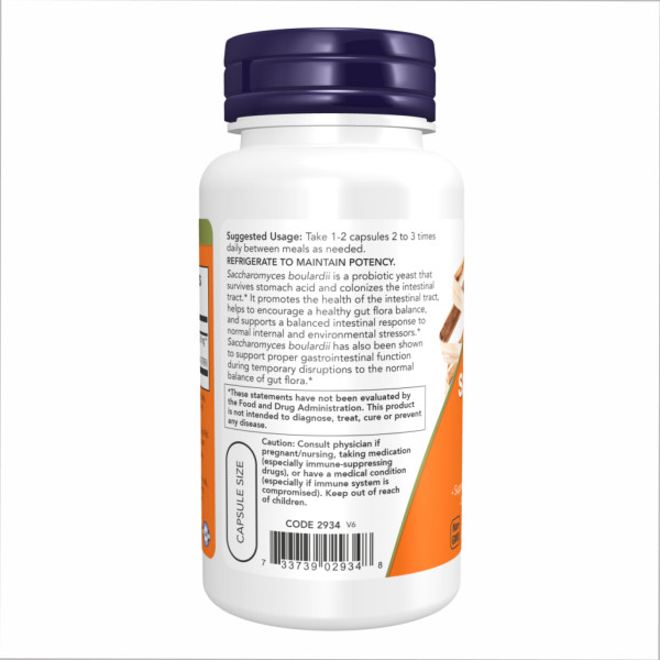 Пробіотик Saccharomyces Boulardii - 60 рослинних капсул    Saccharomyces Boulardii - 60veg caps
