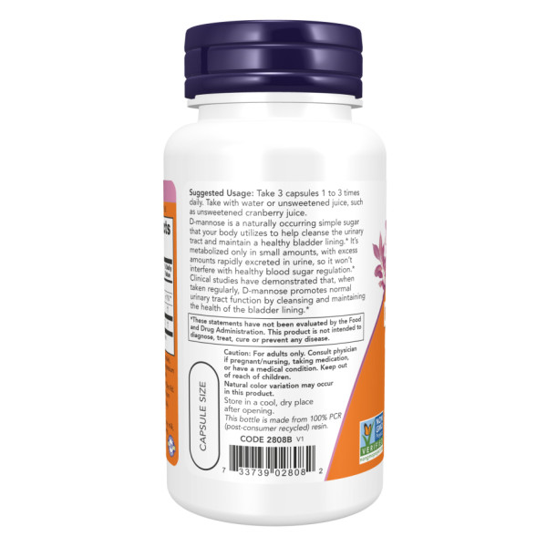 D-маноза 500 мг - 240 вегетаріанських капсул     D-Mannose 500mg - 240 vcaps