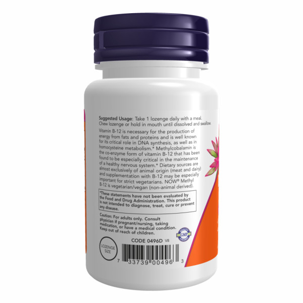 Methyl B-12 5000mcg - 120 lozenges