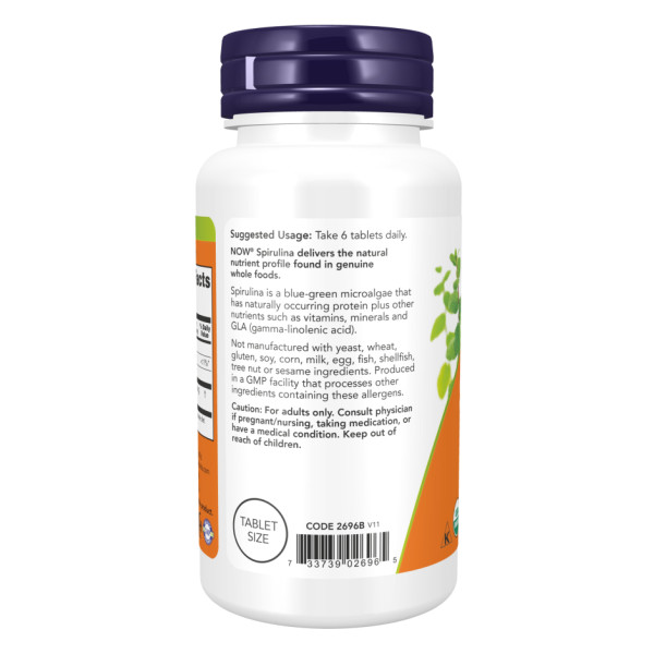 Спіруліна 500 мг - 500 таблеток       Spirulina 500mg - 500 tabs