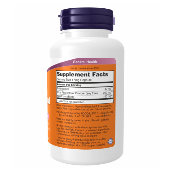 Полікозанол 40 мг Плюс - 90 капсул                      Policosanol 40mg Plus - 90 vcaps