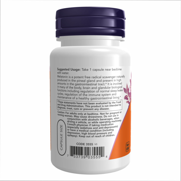   Мелатонін 5 мг - 60 капсул    Melatonin 5 mg - 60 vcaps