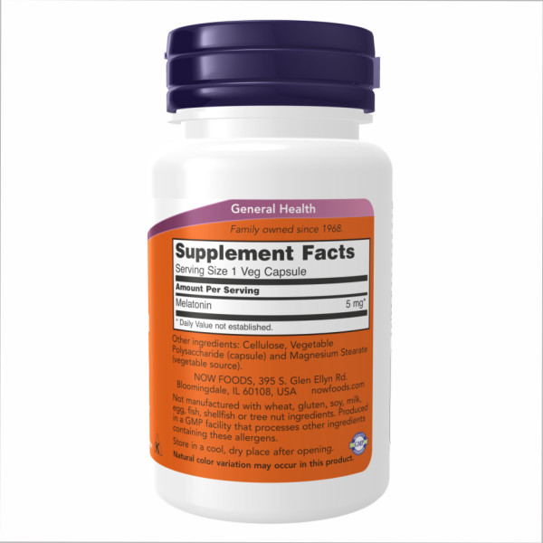   Мелатонін 5 мг - 60 капсул    Melatonin 5 mg - 60 vcaps