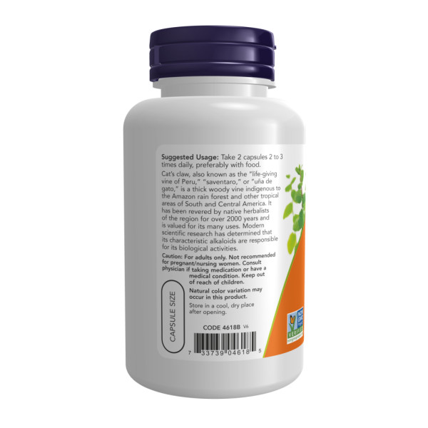 Котячий кіготь 500 мг - 250 капсул                              Cat's Claw 500mg - 250 vcaps