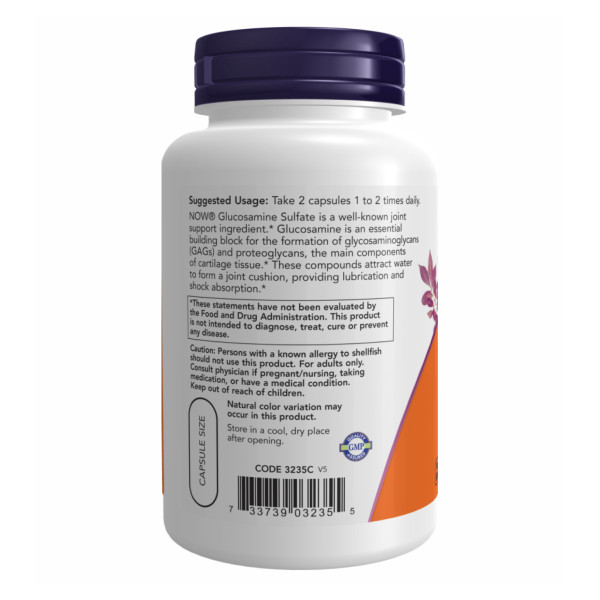    Глюкозаміну сульфат 750 мг - 240 капсул   Glucosamine Sulfate 750mg - 240 vcaps