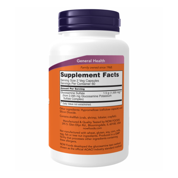    Глюкозаміну сульфат 750 мг - 240 капсул   Glucosamine Sulfate 750mg - 240 vcaps