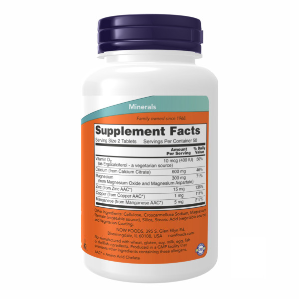 Calcium Citrate W/Min - 100 tabs