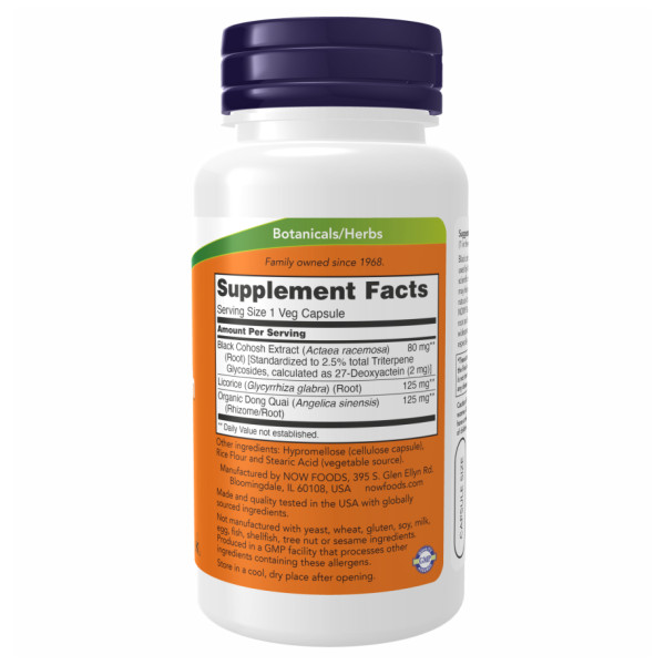   Чорний кохош 80 мг - 90 капсул   Black Cohosh 80mg - 90 vcaps