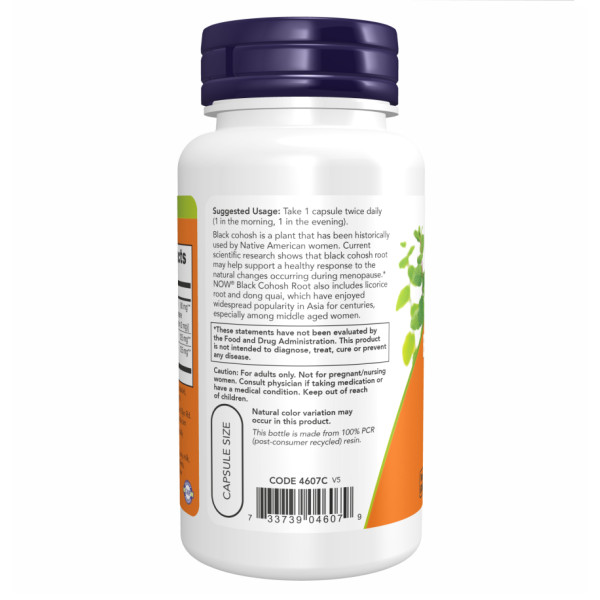   Чорний кохош 80 мг - 90 капсул   Black Cohosh 80mg - 90 vcaps