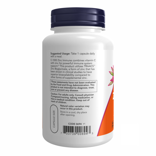 Вітамін C-1000 Цинк Імунний - 90 vcaps    C-1000 Zinc Immune - 90 vcaps