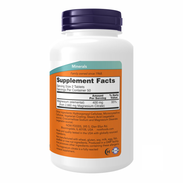   Цитрат магнію 200 мг - 100 таблеток     Magnesium Citrate 200mg - 100 tabs