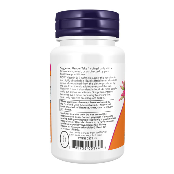  Вітамін D-3 5000 МО - 30 капсул     VIT D-3 5000 IU - 30 sgels