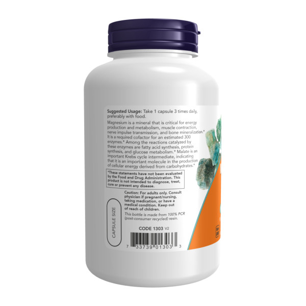 Малат магнію - 180 капсул                                   Magnesium Malate - 180 caps