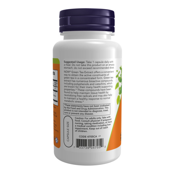 Екстракт зеленого чаю 400 мг - 100 капсул      Green Tea Extract 400mg - 100 vcaps
