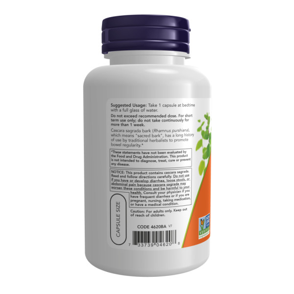 Cascara Sagrada 450 мг - 250 капсул        Cascara Sagrada 450 mg - 250 vcaps