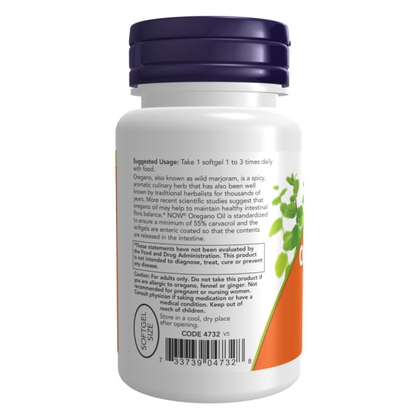 Кишковорозчинна олія орегано - 90 капсул           Oregano Oil Enteric - 90 sgels