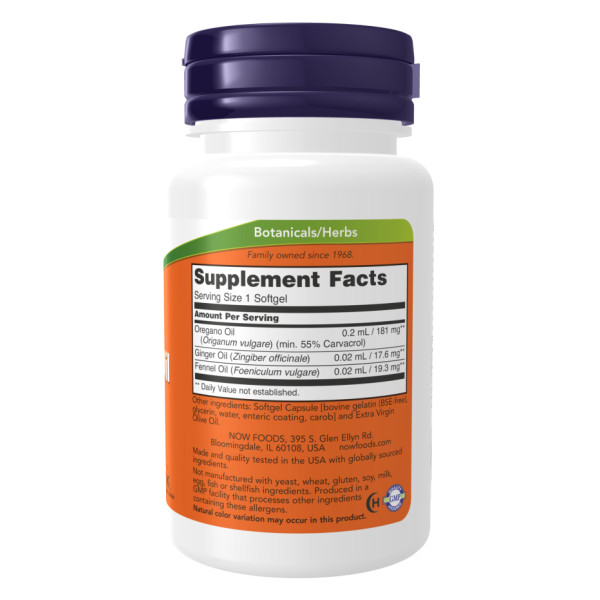 Кишковорозчинна олія орегано - 90 капсул           Oregano Oil Enteric - 90 sgels
