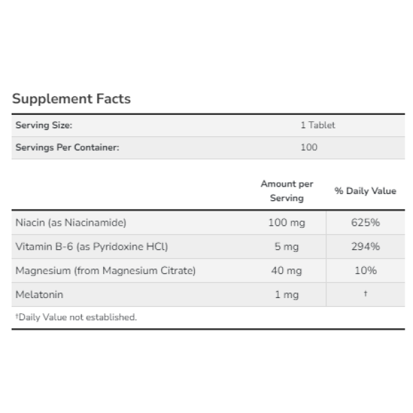 Мелатонін 1 мг - 100 таблеток    Melatonin 1 mg - 100 tabs