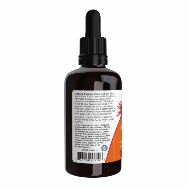  Рідкий вітамін D-3 - 59 мл (2 рідких унції)   VIT D-3 Liquid - 59ml (2fl oz)