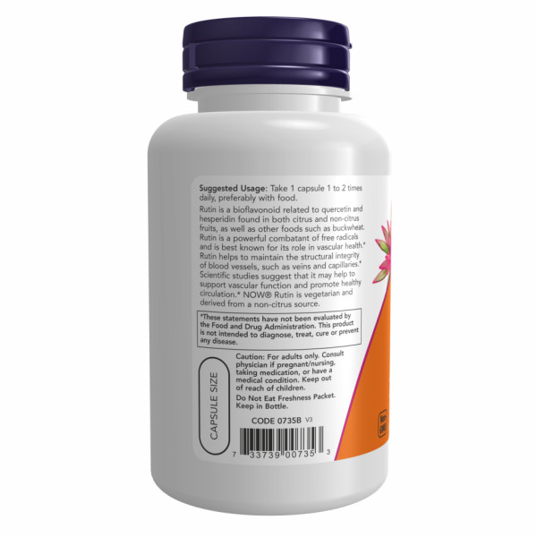 Рутин 450 мг - 100 вегетаріанських капсул           Rutin 450 mg - 100 vcaps