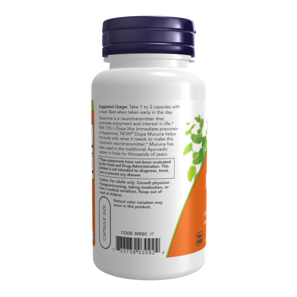 Допа Мукуна - 180 капсул                                              Dopa Mucuna - 180 vcaps