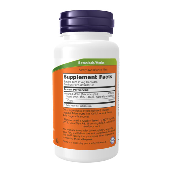 Допа Мукуна - 180 капсул                                              Dopa Mucuna - 180 vcaps