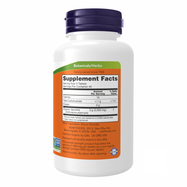 Spirulina 1000 mg - 120 tabs (Пошкоджена банка)