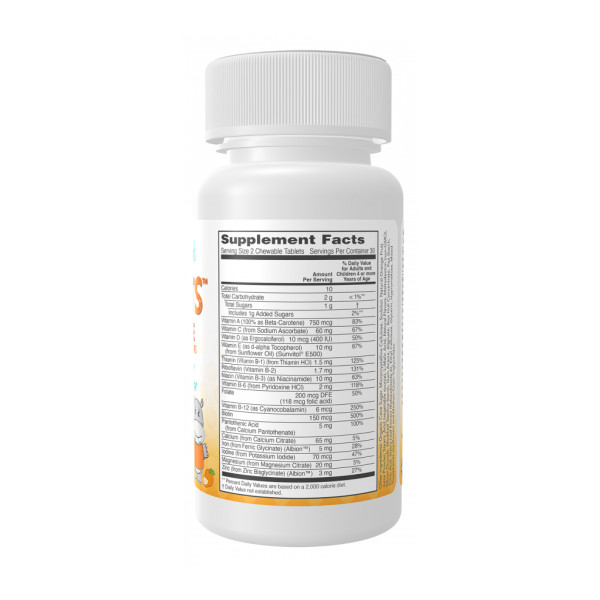 Жувальні таблетки Kid Vits™ Juicy Orange - 60 таблеток      Kid Vits™ Juicy Orange Chewable - 60 tabs