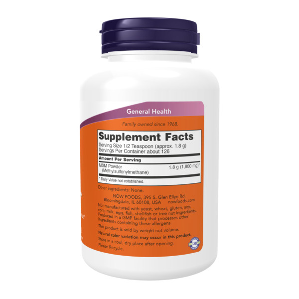 Порошок метилсульфонілметан - 454 г                                                     MSM Powder - 454g