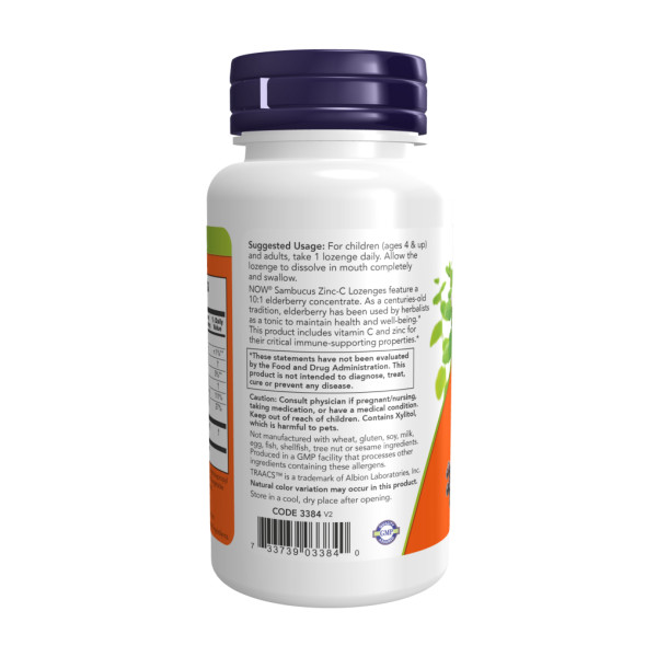 Sambucus Zinc-C - 60 lozenges