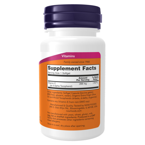  E-400 Змішані токофероли - 100 капсул    E-400 Mixed Tocopherols - 100 sgels