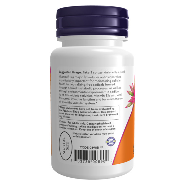  E-400 Змішані токофероли - 100 капсул    E-400 Mixed Tocopherols - 100 sgels