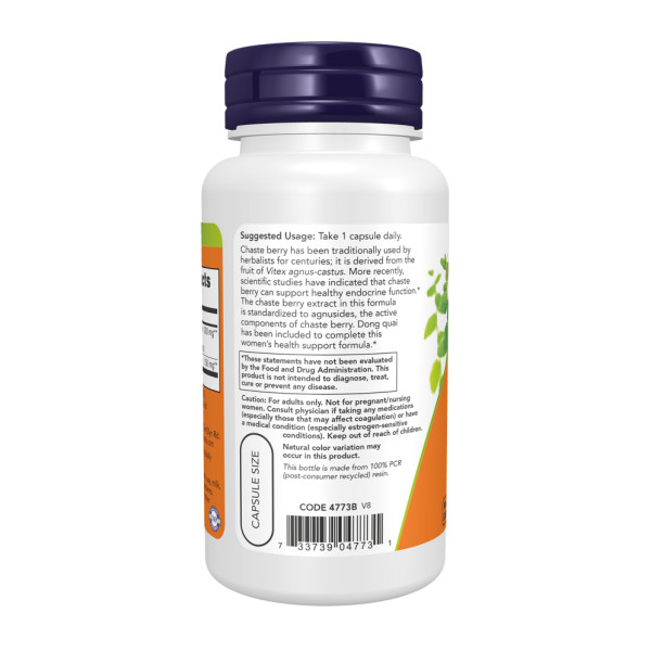 Екстракт вітексу з цнотливих ягід 300 мг - 90 капсул        Chaste Berry Vitex Extract 300 mg - 90 vcaps