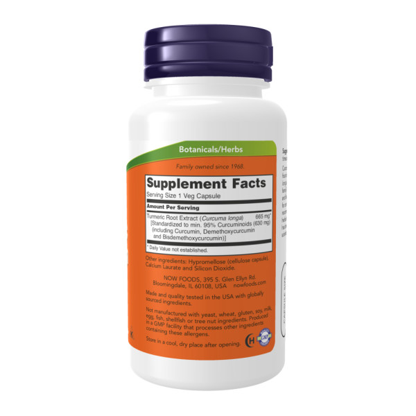 Куркума з куркуміном - 60 капсул                              Turmeric Curcumin - 60 vcaps