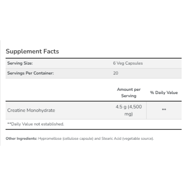 Креатин 750 мг - 120 капсул     Creatine 750mg - 120 caps