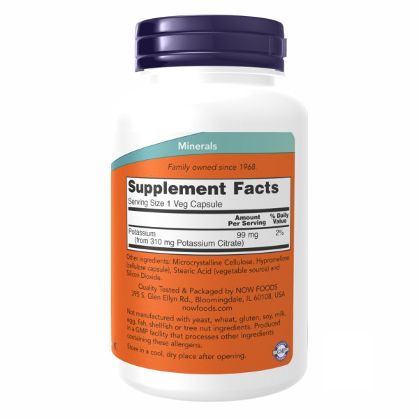Цитрат калію - 180 капсул       Potassium Citrate - 180 vcaps