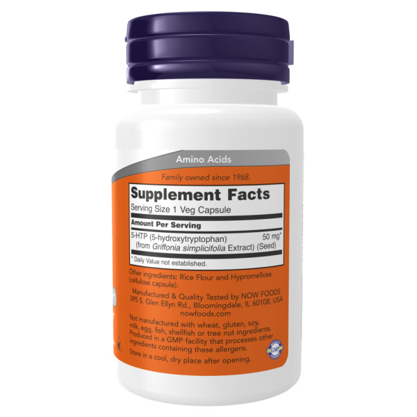 Амінокислота   5-HTP 50 мг - 30 капсул    5-HTP 50mg - 30 vcaps