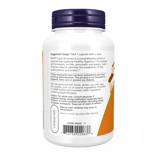 Суперфермент - 90 капсул     Super Enzyme - 90 caps