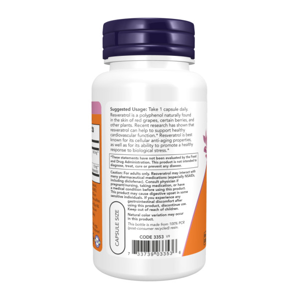 Resveratrol 200 mg - 120 vcaps