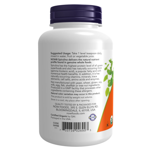Порошок спіруліни - 113 г      Spirulina Powder - 113g