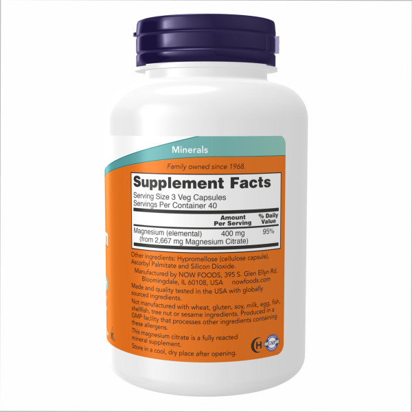 Magnesium Citrate - 120 caps