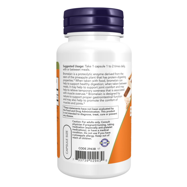 Бромелайн 500 мг - 120 капсул                          Bromelain 500mg - 120 vcaps
