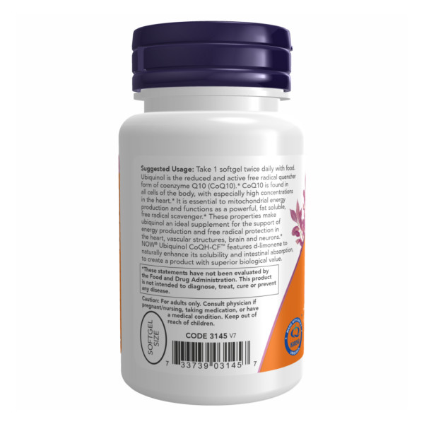       Коензим QH-CF Убіхінол - 60 капсул     CoQH-CF Ubiquinol - 60 sgels