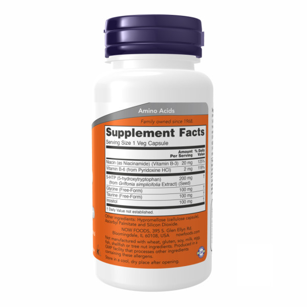   5-гідрокситриптофан  200 мг - 60 капсул                 5-HTP 200mg - 60 vcaps