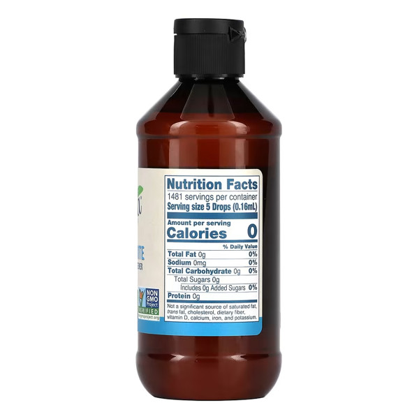 Рідкий розчин BetterStevia®, органічний гліцерит - 237 мл                                                                                 BetterStevia® Liquid, Organic Glycerite - 237ml